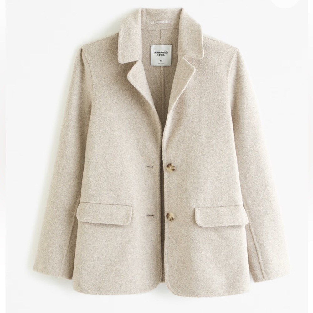 Abercrombie & Fitch Cream Blazer